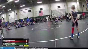 225 lbs Round 2 (6 Team) - Dylan Johnson, Kearney Matcats - Gold vs Cooper Perrien, Jr Titans