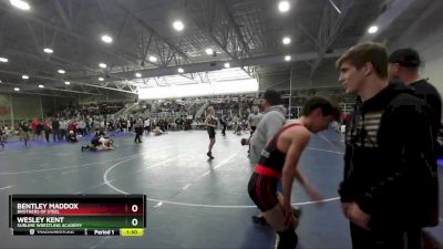 107 lbs Semifinal - Bentley Maddox, Brothers Of Steel vs Wesley Kent, Sublime Wrestling Academy