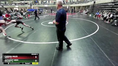 107 lbs Round 2 (4 Team) - Carson Miles, Liberty vs Anthony Heim, Shakopee