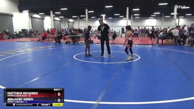 71 lbs Quarterfinals (8 Team) - Leo Murillo, Pennsylvania Blue vs Travon Cleveland, North Carolina