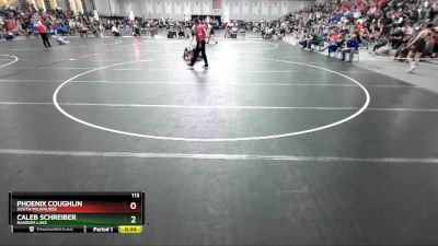 113 lbs Cons. Round 3 - Phoenix Coughlin, South Milwaukee vs Caleb Schreiber, Random Lake