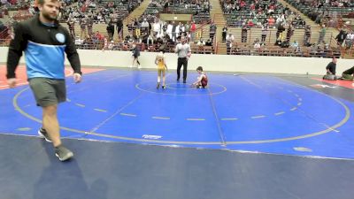 57 lbs Consi Of 8 #2 - Christopher Bailey, Backyard Bullies Wrestling Club vs Carson Koetter, Harris County Wrestling Club