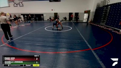 120 lbs 13th Place Match - Daniella Johnson, Tecumseh vs Paige Hom, McKinney Boyd