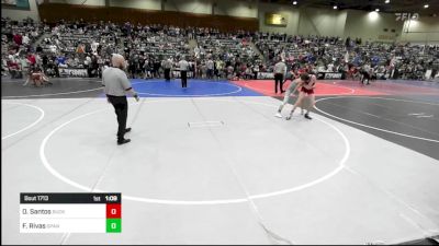 123 lbs Rr Rnd 1 - Odyn Santos, Buckaroo WC vs Fabian Rivas, Spanish Springs WC