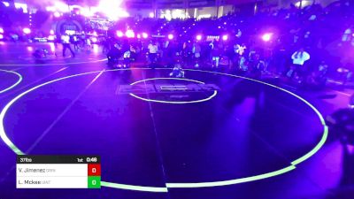 37 lbs Quarterfinal - Vincent Jimenez, Grindhouse WC vs Lyam Mckee, Uintah WC