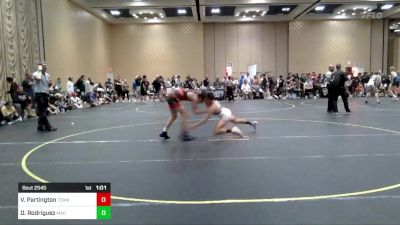 132 lbs Round Of 64 - Vince Partington, Team Thunder vs Daimen Rodriguez, Mad Dog Wrestling