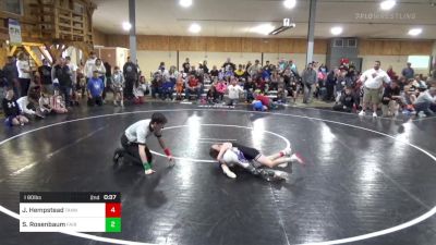 I 80 lbs Quarterfinal - Jamison Hempstead, Tannersville vs Sammy Rosenbaum, Fairport