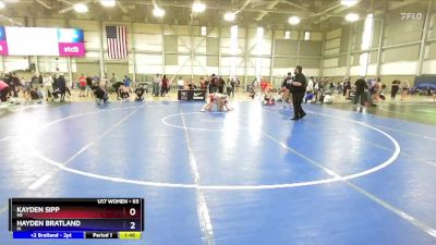 65 lbs Cons. Round 2 - Kayden Sipp, NE vs Hayden Bratland, IA