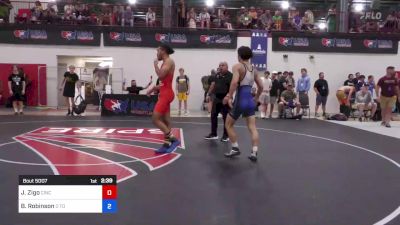 63 kg Round Of 32 - Jorden Zigo, Cincinnati RTC vs Bobby Robinson, O Town Wrestling Club