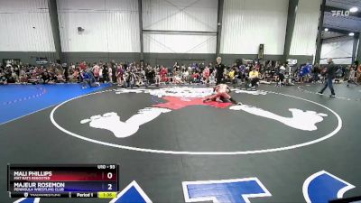 93 lbs Round 2 - Mali Phillips, Mat Rats Rebooted vs Majeur Rosemon, Peninsula Wrestling Club