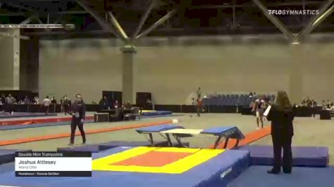 Joshua Attlesey - Double Mini Trampoline, World Elite - 2021 USA Gymnastics Championships