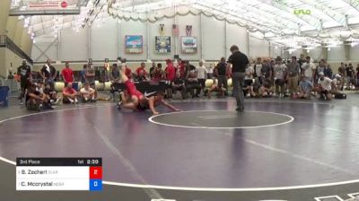 65 kg 3rd Place - Brock Zacherl, Clarion RTC vs Colton Mccrystal, Nebraska