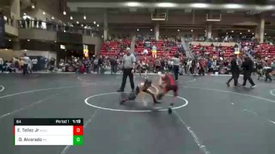 64 lbs Semifinal - Dustin Alvarado, Pomona Elite vs Enrique Tellez Jr, Maize Wrestling Club