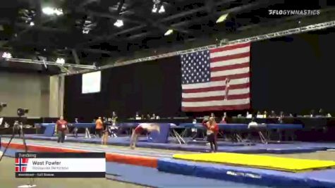 West Fowler - Tumbling, Panhandle Perfection - 2021 USA Gymnastics Championships