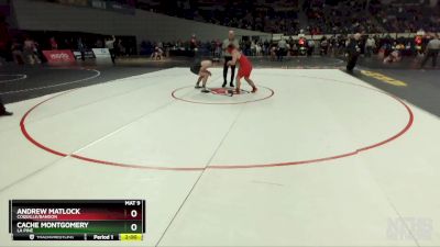 3A-170 lbs Quarterfinal - Andrew Matlock, Coquille/Bandon vs Cache Montgomery, La Pine