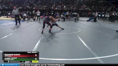 5A 98 lbs Cons. Round 1 - Kaden Scott, Thunder Ridge vs Dezmond Burch, Centennial