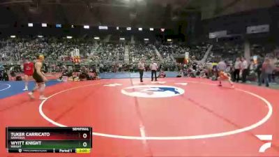 2A-120 lbs Semifinal - Wyitt Knight, Wright vs Tuker Carricato, Saratoga