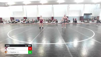 184 lbs Semifinal - Caleb Hopkins, Campbell vs Sam Fisher, Virginia Tech