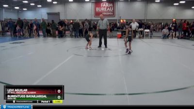 53 lbs Champ. Round 1 - Levi Aguilar, Pit Bull Wrestling Academy vs Burentugs Bayarjargal, Nova WC