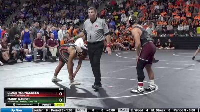 220 lbs Finals (1st & 3rd) - Clark Younggreen, 4-Mount Vernon vs Mario Rangel, 3-Sergeant Bluff-Luton