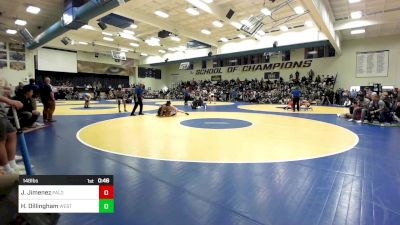 148 lbs Consi Of 32 #2 - Jose Jimenez, Paloma Valley vs Henry Dillingham, West Linn (OR)