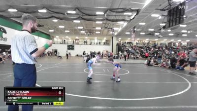 65 lbs Cons. Round 3 - Beckett Golay, Carthage vs Kade Chilson, Victory Wrestling