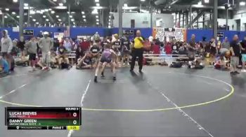 90 lbs Round 3 (6 Team) - Lucas Reeves, Steel Valley vs Danny Green, Untouchables White