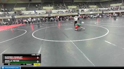 74-79 lbs Cons. Semi - Brielle Meyer, Osceola vs Summer Crawley, Askren Wrestling Academy