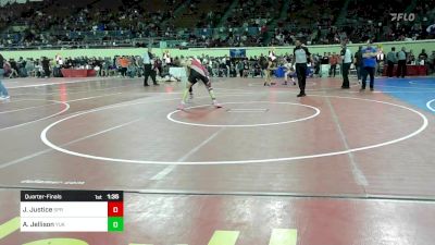 118 lbs Quarterfinal - Jesse Justice, SPERRY vs Aaron Jellison, Yukon