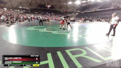 3A 182 lbs Semifinal - Jaxson Gribskov, Hermiston vs William Caretto, Yelm