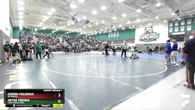101 lbs Champ. Round 1 - Jasmin Figueroa, JW North vs Heyde Medina, Long Beach Poly