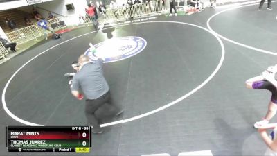 93 lbs Quarterfinal - Thomas Juarez, Closest Roaddogz Wrestling Club vs Marat Mints, LAWC