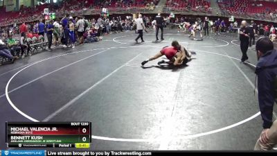 160 lbs Semifinal - Michael Valencia Jr., Nebraska Boyz vs Bennett Kush, Ashland-Greenwood Jr Wrestling