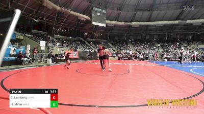 80 lbs Round Of 32 - Cole Lemberg, Team Demolition vs Hunter Miller, Waverly Area Wrestling Club