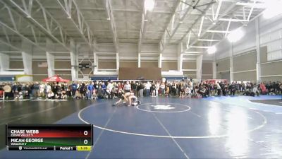 144v Champ. Round 1 - Micah George, Wasatch V vs Chase Webb, Cedar Valley V