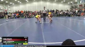 90 lbs Round 5 (6 Team) - Finn Stalick, Wyoming Brown vs Luke Anderson, Tennessee White