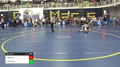 108 lbs Quarterfinal - Ian Stearns, Titusville vs Eli Herring, Bishop McCort