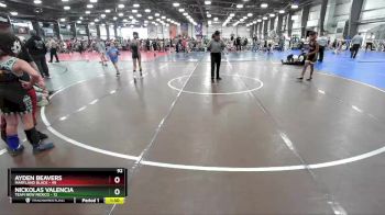 92 lbs Rd# 10- 4:00pm Saturday Final Pool - Nickolas Valencia, Team New Mexico vs Ayden Beavers, Maryland BLACK