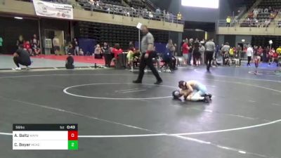 56 lbs Semifinal - Ace Beltz, Waynesboro, PA vs Chase Boyer, McKeesport, PA