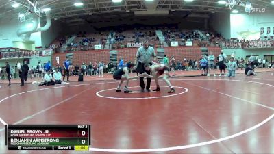 106 lbs Champ. Round 2 - Benjamin Armstrong, Region Wrestling Academy vs Daniel Brown Jr., Howe Wrestling School LLC