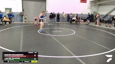 195 lbs Round 1 - Carter Paulson, Mat-Su Matmen vs Hunter Richardson, Soldotna Whalers Wrestling Club