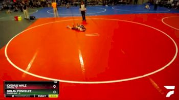 50 lbs Finals (8 Team) - Cygnus Walz, Staples vs Nolan Poncelet, Pine Island