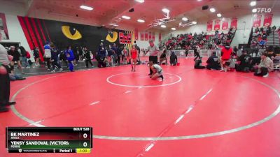 110 lbs Cons. Round 4 - Yensy Sandoval (Victoriano), Perris vs Bk Martinez, Ayala