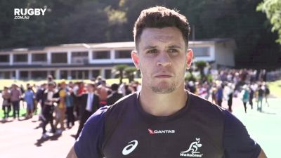 Toomua Checks Out Australia's RWC Home