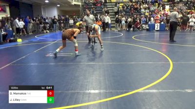 122 lbs Consy 4 - Georgie Mamakos, The Linsly School vs Jake Lilley, Connellsville