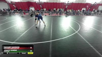 157 lbs Cons. Round 4 - Zachary Davidson, Northwest Wrestling Club vs Joshua Danens, Wisconsin