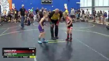 53 lbs Round 6 (8 Team) - Kamden Crow, Team Gotcha vs Hudson Broz, Nebraska Elite