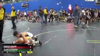 85 lbs Semis & 1st Wrestleback (8 Team) - Elijah Castanon, Untouchables Purple vs Martez Sheard, Revival Evil Empire