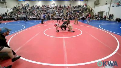 52 lbs Quarterfinal - Garrison Kallam, Collinsville Cardinal Youth Wrestling vs Sawyer Simpson, Salina Wrestling Club