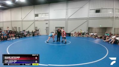 220 lbs Quarters & 1st Wb (16 Team) - Shane Nitschke, North Dakota Blue vs Max Shulaw, Ohio Scarlet